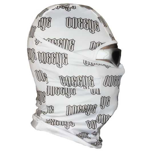 "ALL OVER" White Balaclava